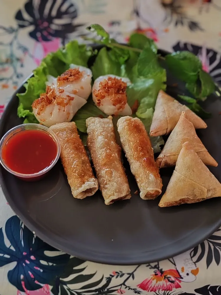 Mems Poulet Et Porc Samoussas Et Akao